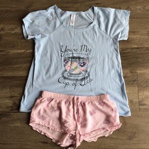 Forever 21 ‘You’re My Cup of Tea’ pajama set